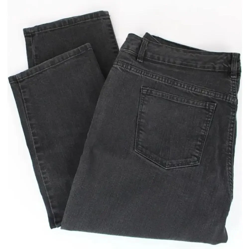 Z DRAFT - Sonoma Life & Style Black Slim Straight Jeans Size 16W - Picture 4 of 14